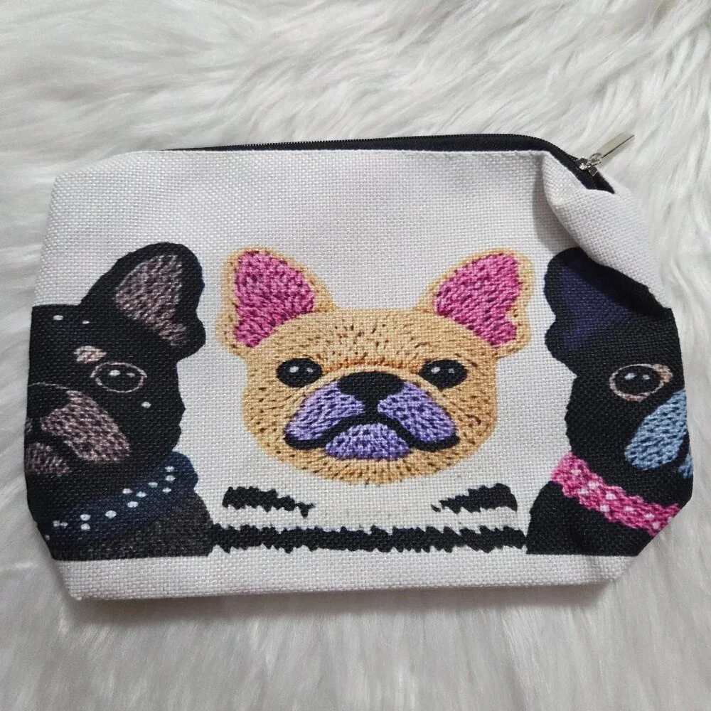 French Bulldog Zipper Pouch